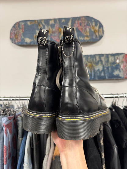 Rick Owens x Doc Martens 1460 Pentagram Lace Boots