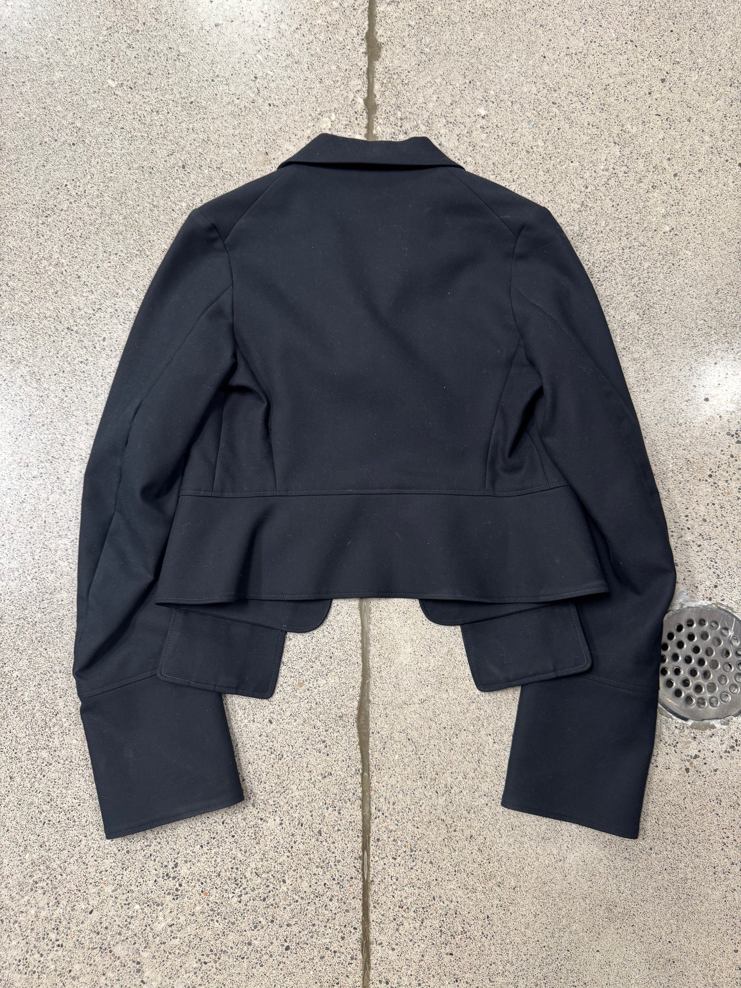 Kiko Kostadinov Cropped ‘Single Button’ Cargo Blazer