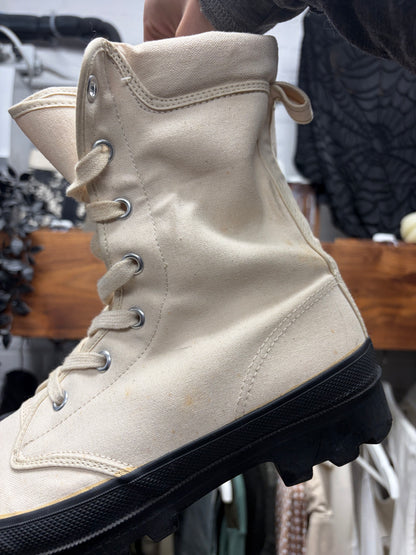 SS1995 Comme Des Garçons Homme Canvas/Rubberized Duck Boots