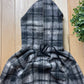 Bape Full Zip Plaid Grey/Black Hoodie