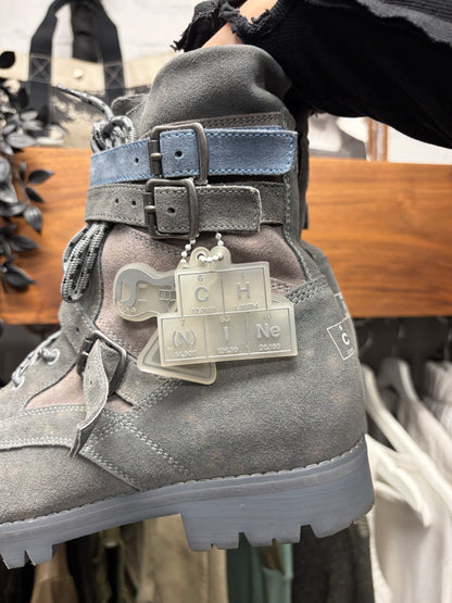 2018 Number (N)ine x CH24 Suede Strap Closure Combat Boots