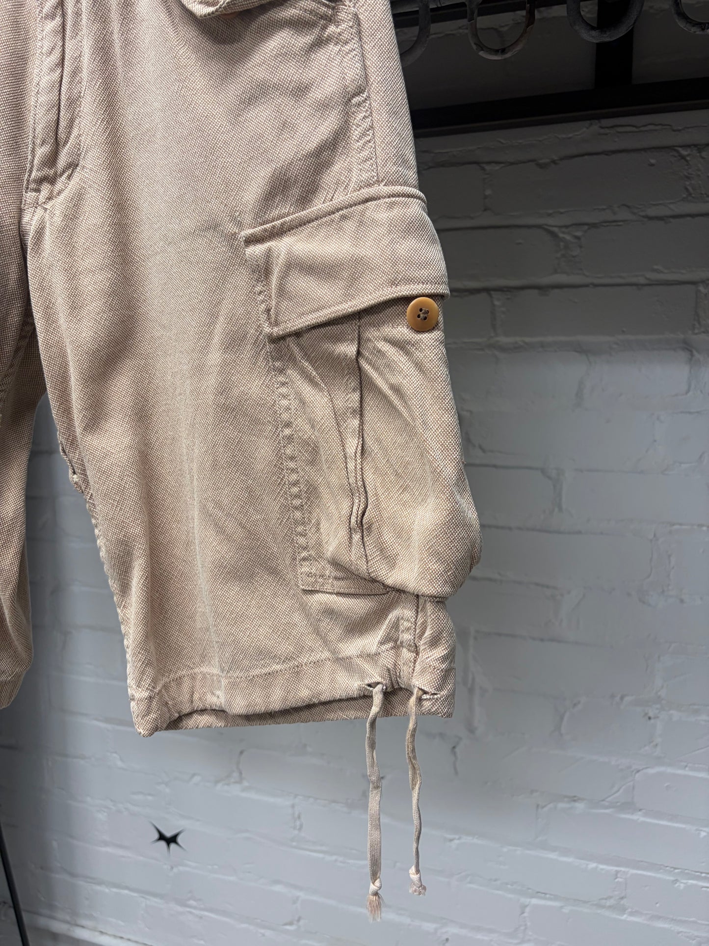 1997 General Research ‘Parachute’ Pocket Denim Cargo Shorts