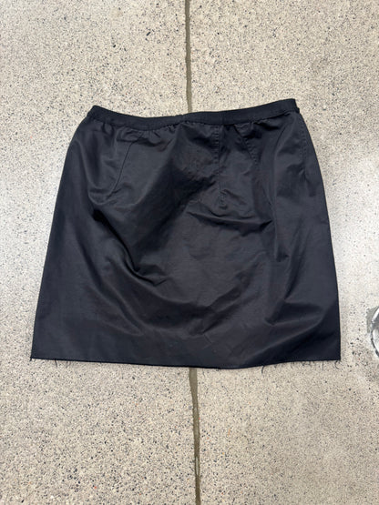 Rick Owens ‘Sacrmini’ Cutout Black Mini Skirt