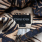 Yoshiyuki Konishi Tiger Print Flared Leg Denim