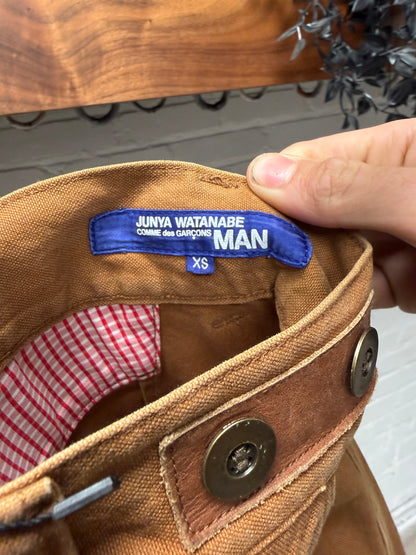 2012 Junya Watanabe ‘Buckle-Back’ Low Waisted Wide Leg Denim