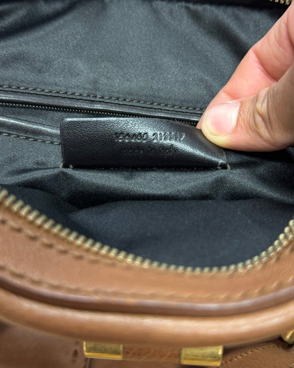 2000’s YSL ‘Muse’ Brown Leather Shoulder Bag