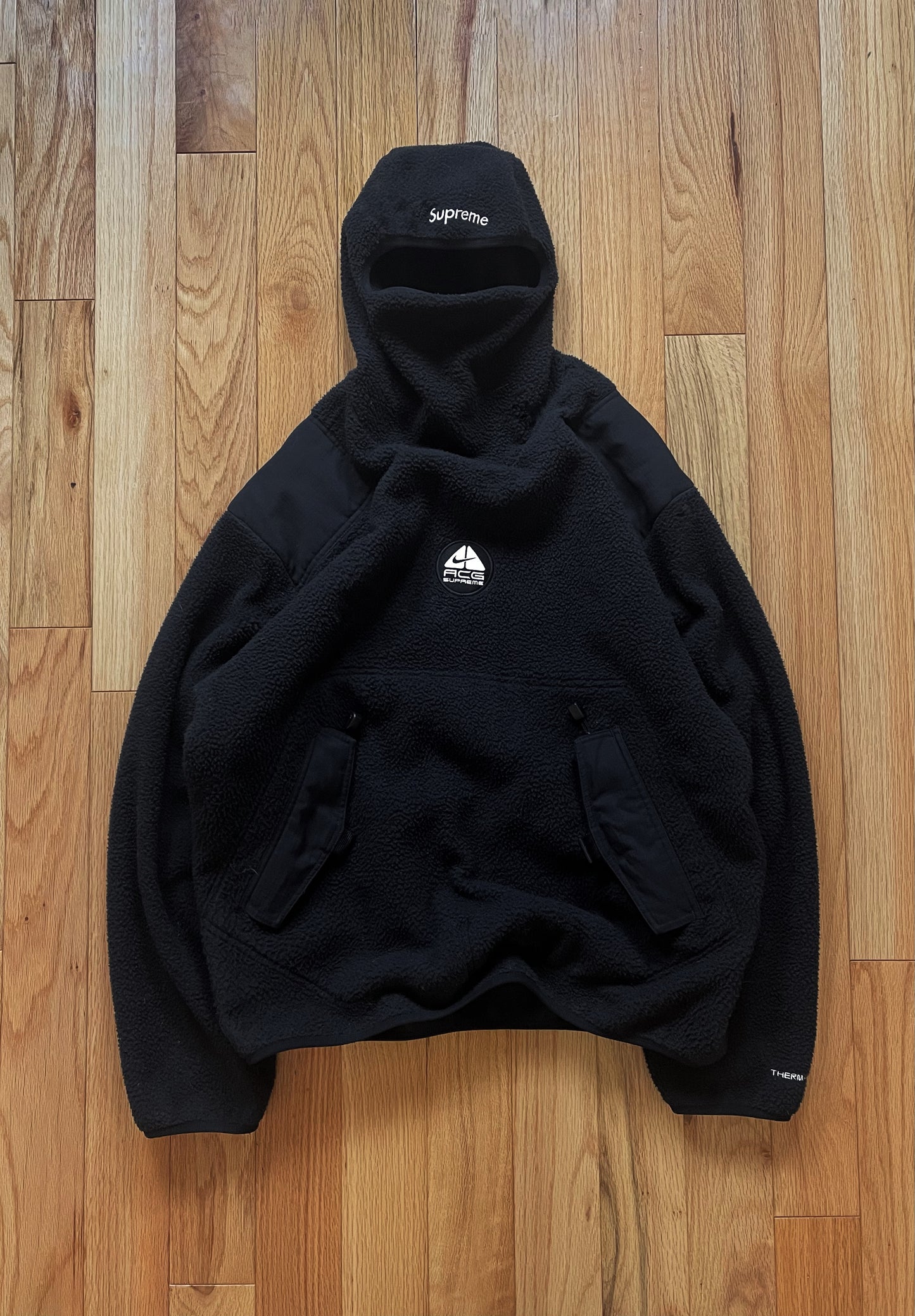 Autumn Winter 2022 Supreme x Nike ACG Fleece Balaclava Hoodie