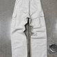 Vintage Helmut Lang Wide Leg White Cargo Pants