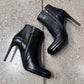 Rick Owens Black Patent Leather Stiletto Heels