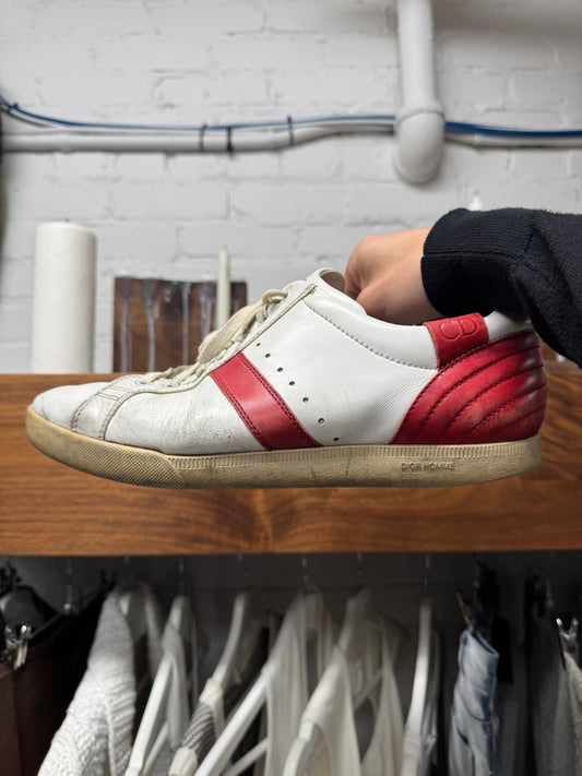 2005 Dior Homme by Hedi Slimane Leather ‘B12’ Low Top Sneakers