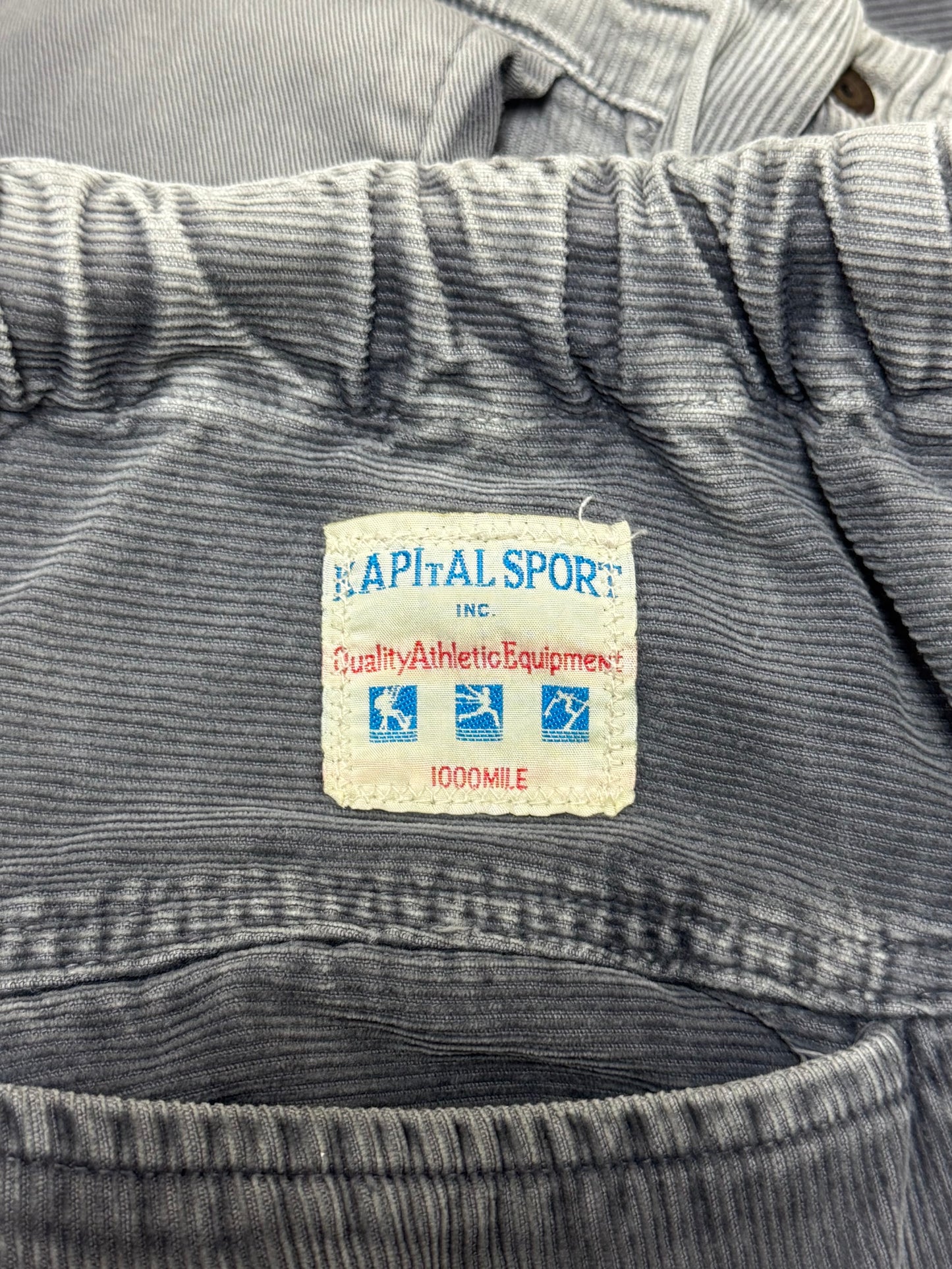 Kapital ‘Sun Aged Grey’ Corduroy Work Pants