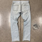SS2017 Saint Laurent ‘Pocket Logo’ Light Wash Blue Skinny Jeans