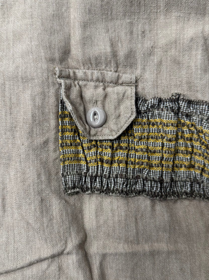 Kapital Linen Cargo Pocket Shirt