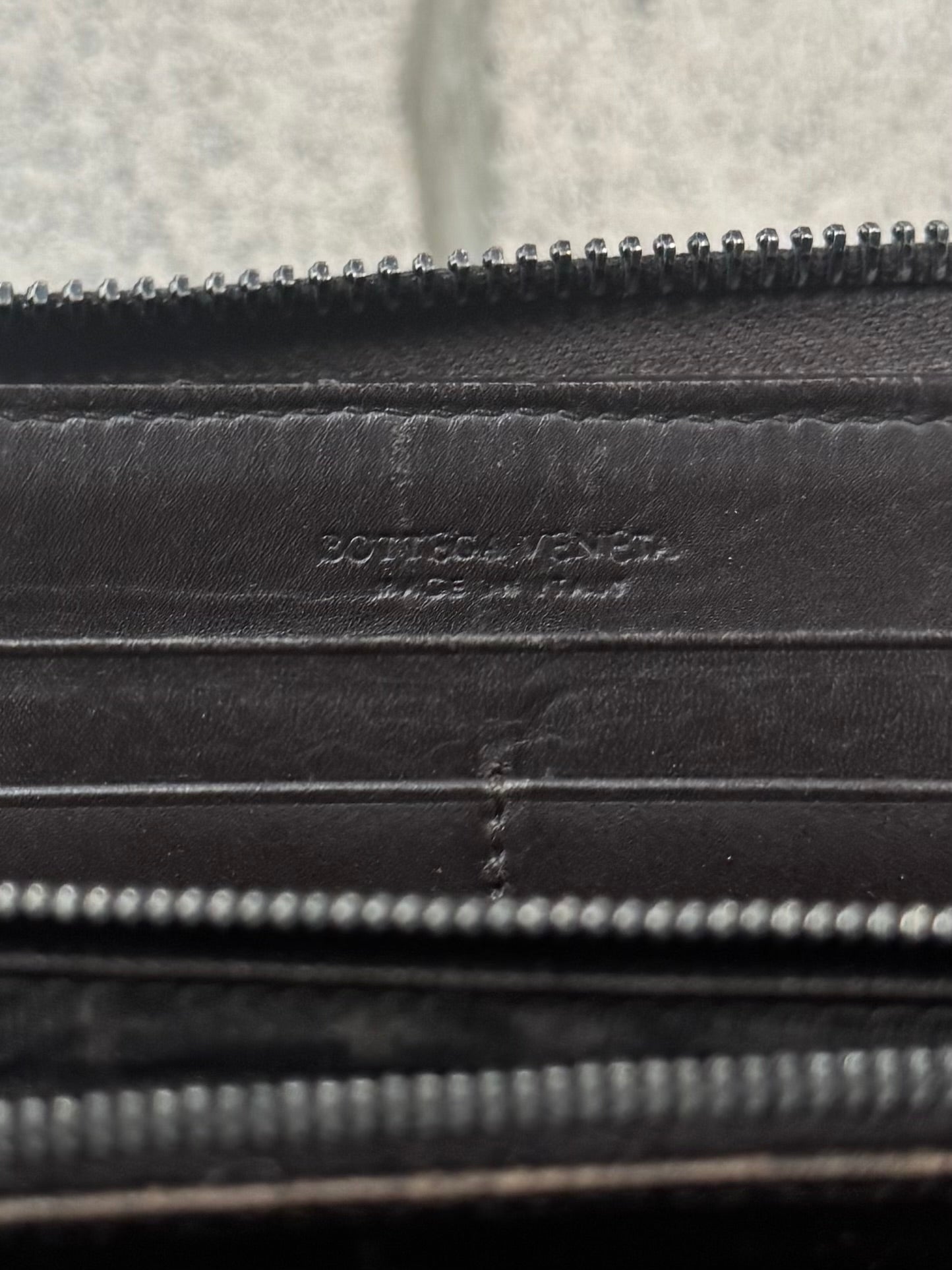 Bottega Veneta ‘Quilted’ Long Leather Wallet