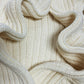 Gucci by Tom Ford Cream/White Wool Ribbed Knit Sweater