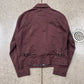 Vintage 80s Jean Paul Gaultier ‘Oxblood’ Red Denim Jacket