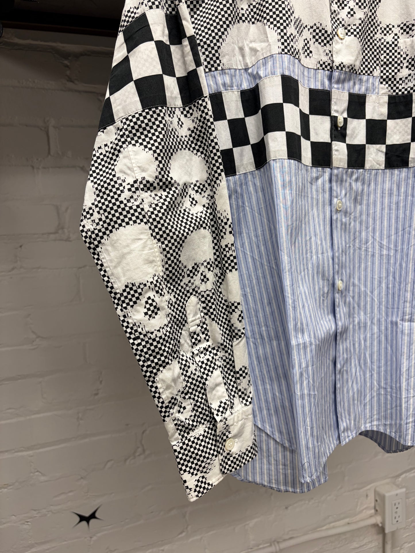 SS2011 Comme Des Garçons Homme Plus ‘Skulls & Stripes’ Button Up Shirt