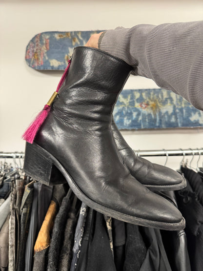 Acne Studios ‘Brod’ Cuban Heel Leather Boots