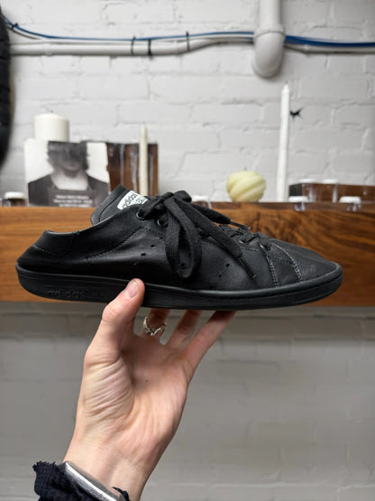 Balenciaga x Adidas ‘Stan Smith’ Black Leather Low Top Sneakers
