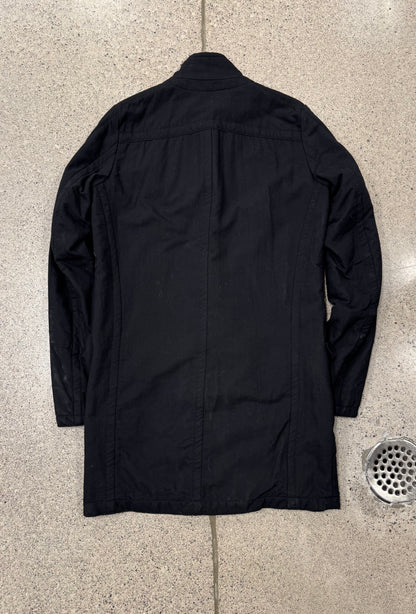 AW2011 Julius ‘Serge’ Black Nylon Long Coat