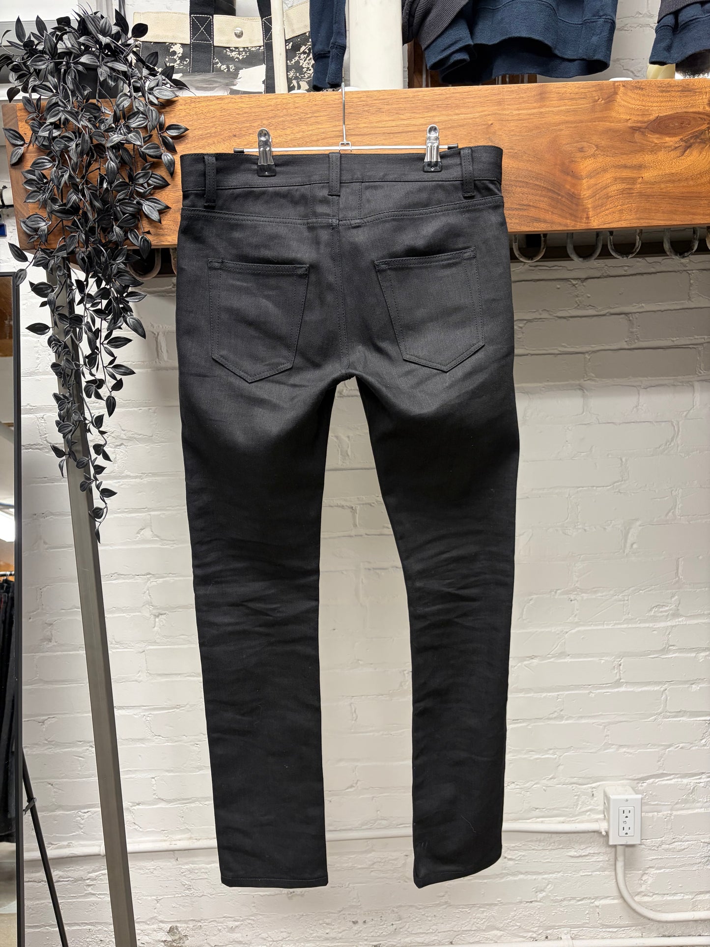 2016 Saint Laurent by Hedi Slimane ‘D02’ Classic Cut Black Skinny Jeans