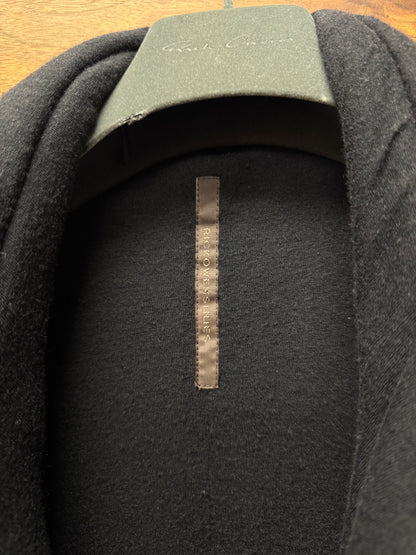 Rick Owens ‘Lilies’ Deep Black Floor Length Bathrobe Coat