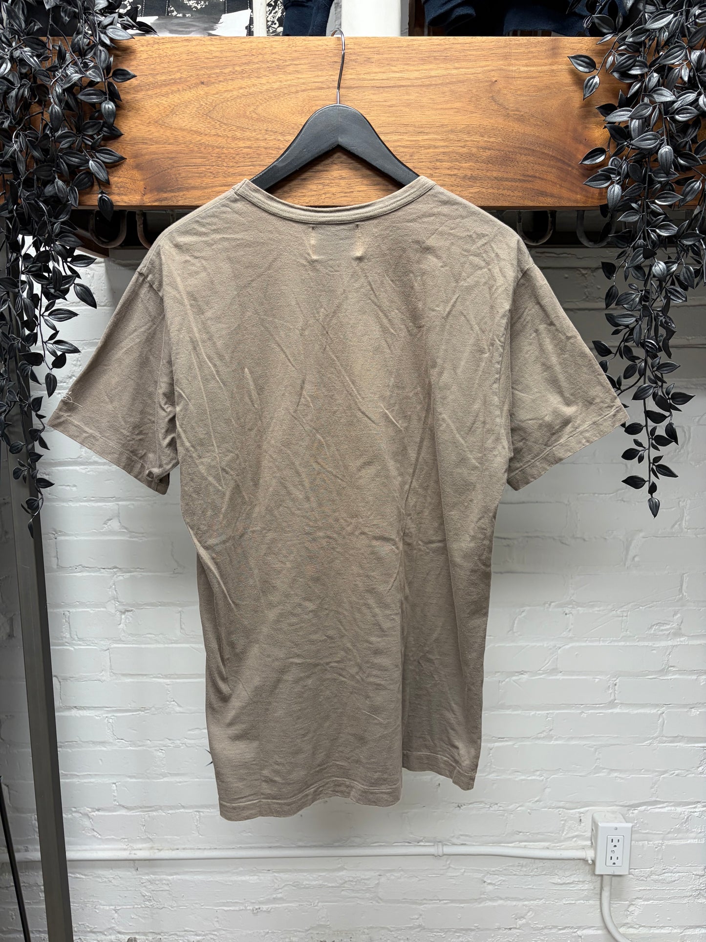 Yohji Yamamoto ‘Yohji Slogan’ Brown Gradient Short Sleeve Shirt