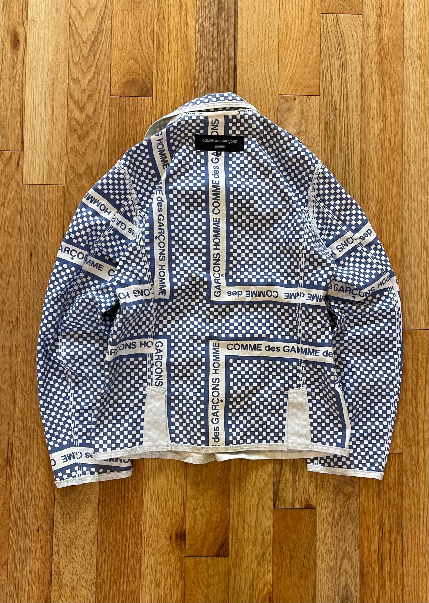 SS2004 Comme Des Garçons Homme ‘Inside Out’ Checkerboard Jacket