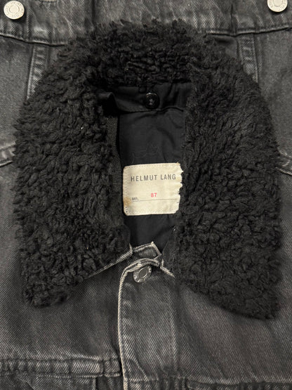 Helmut Lang ‘Washed Black’ Denim Trucker Jacket