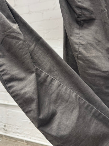 SS2016 Julius 5oz J-Cut Darted Grey Slim Cut Pants