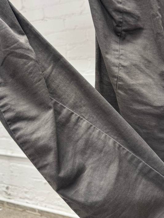 SS2016 Julius 5oz J-Cut Darted Grey Slim Cut Pants
