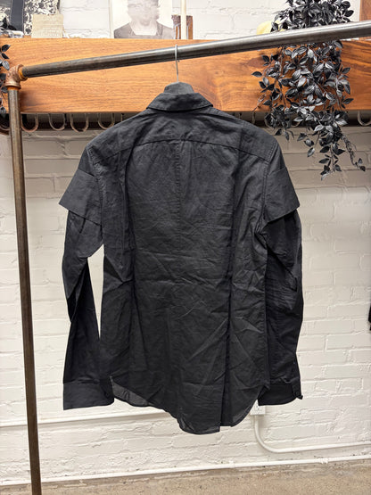 SS2017 Julius Layered Military Inspired Button Up Shirt