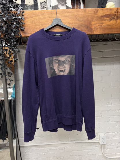 AW2018 Undercover ‘A Clockwork Orange’ Purple Graphic Sweatshirt