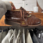 Supreme x Martine Rose Brown Leather Croc Print ‘Clarks’ Desert Trek Shoes