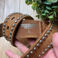 Tornado Mart Gemstone Studded Western Buckle Belt