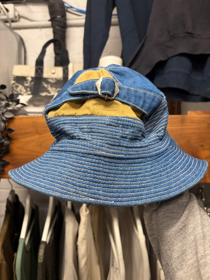 Kapital ‘Old Man & The Sea’ Blue Denim Bucket Hat