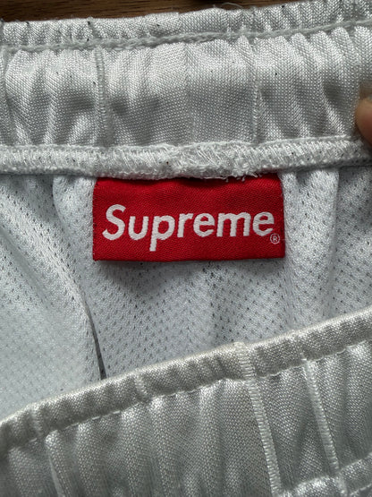SS2021 Supreme ‘Beatle’ White Mesh Drawstring Shorts