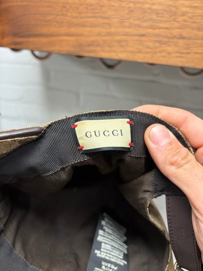 Gucci GG Monogram Canvas  Strap-Back Baseball Hat