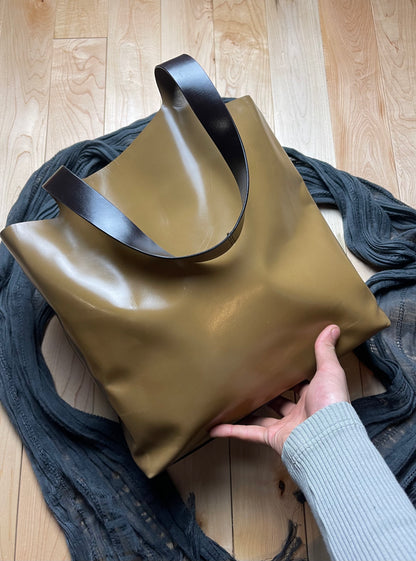 Spring Summer 1999 Prada Leather Tote Bag
