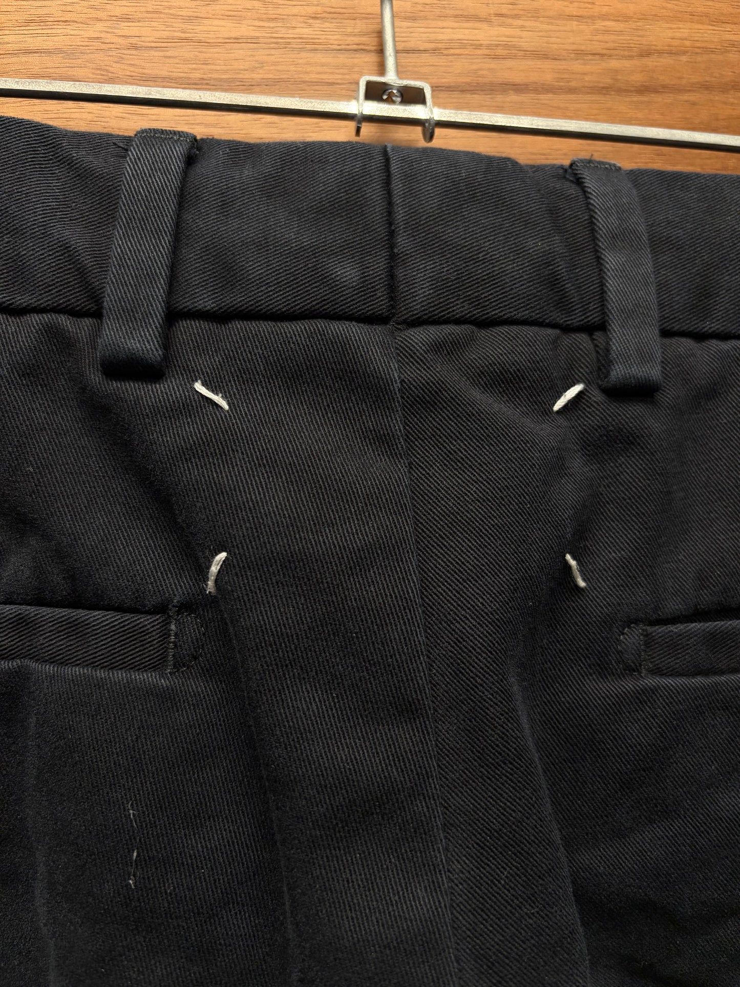 SS2020 Maison Margiela Black Slim Cut Pants