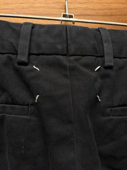 SS2020 Maison Margiela Black Slim Cut Pants