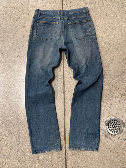 1998 Helmut Lang ‘Washed Blue’ Bootcut Denim