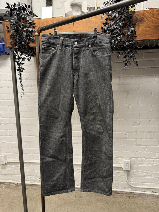 1998 Helmut Lang ‘Stone Wash’ Grey Bootcut Denim