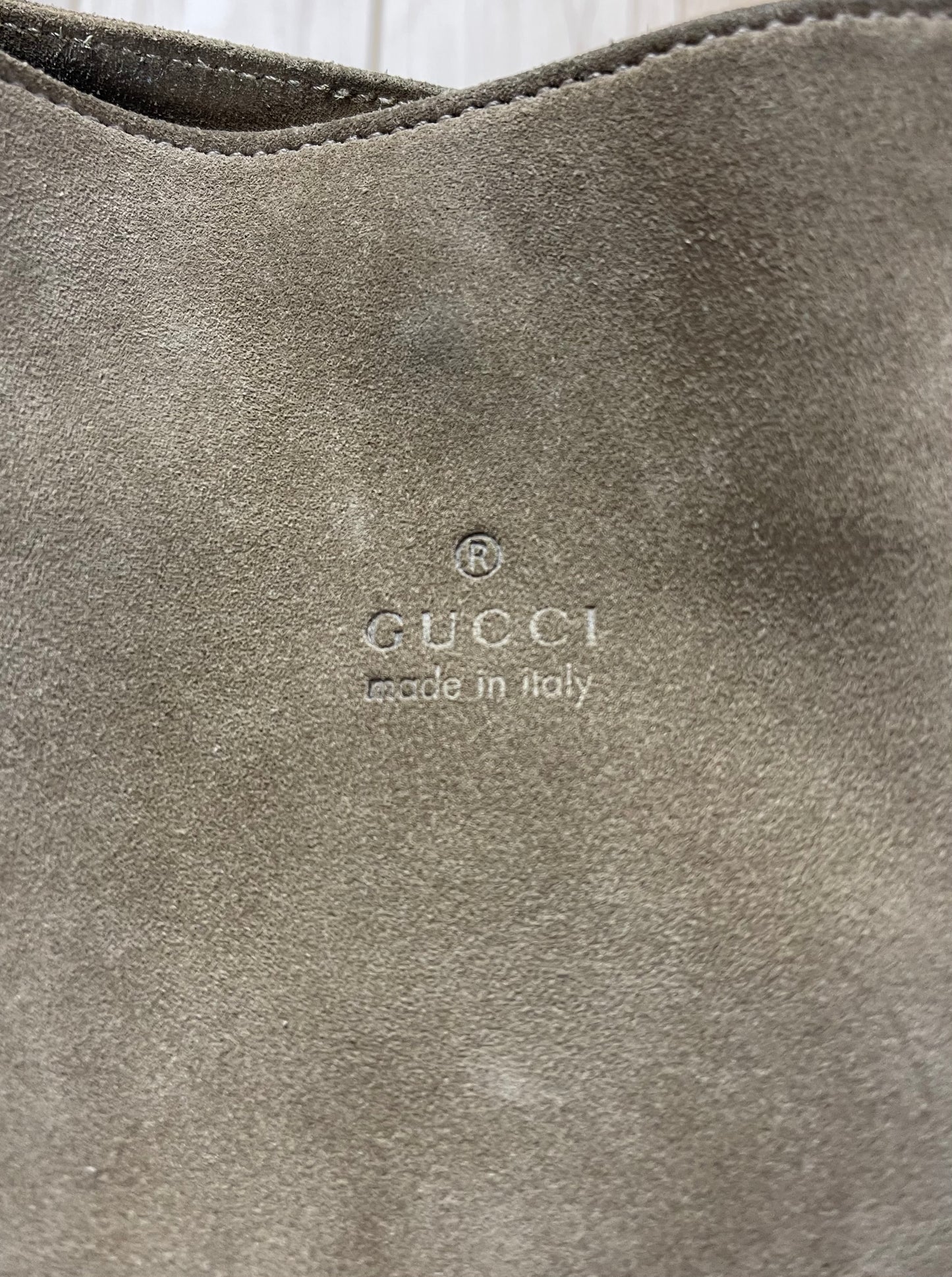 Vintage Gucci ‘Hobo’ Brown Suede Shoulder Bag