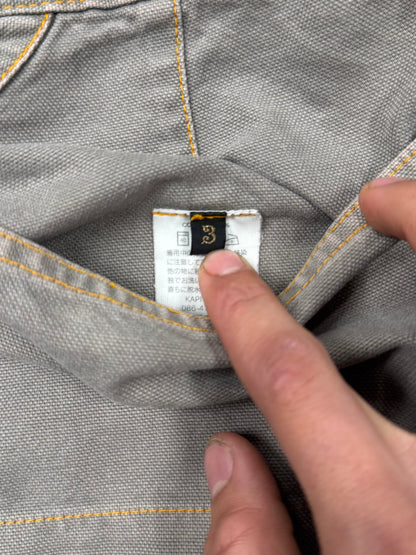 Kapital ‘Double Knee’ Buckle-Back Carpenter Denim