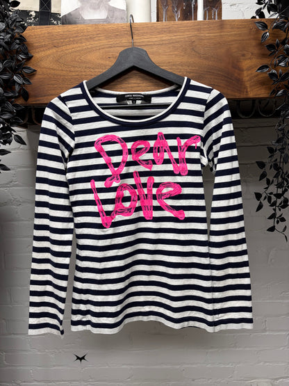 Junya Watanabe ‘Dear Love’ Striped Long Sleeve Shirt