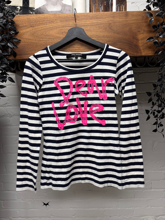 Junya Watanabe ‘Dear Love’ Striped Long Sleeve Shirt