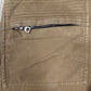 Balmain Brown Zip Cargo Pocket Denim