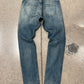 2015 Saint Laurent by Hedi Slimane ‘D02’ Distressed Blue Skinny Denim