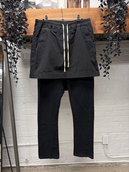 AW2015 Rick Owens ‘Sphinx’ Skirted Double Layered Drawstring Pants